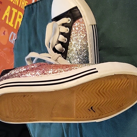 Girl's sparkly glitter sneakers - Picture 4 of 6